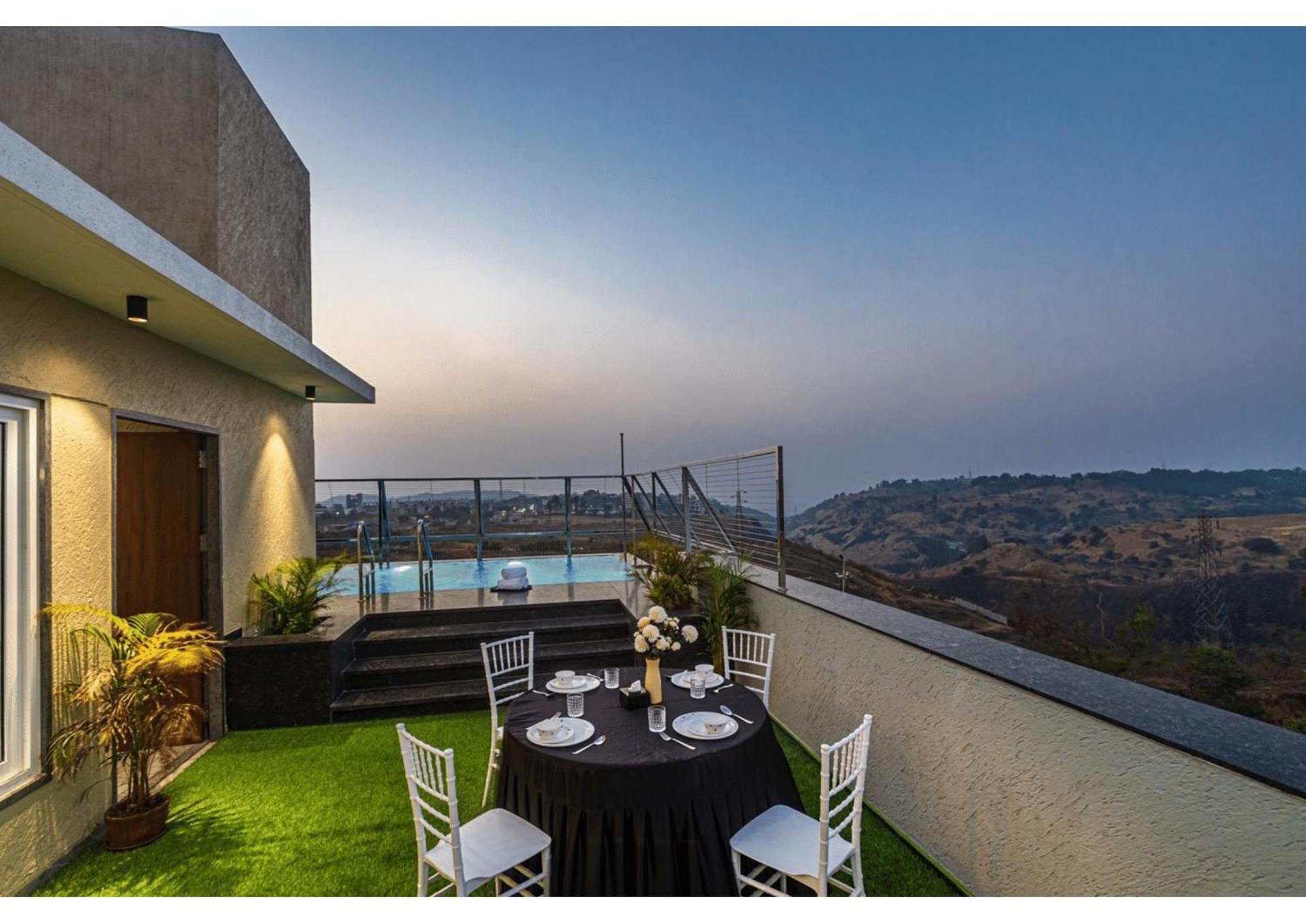 Mountain Glory 8Bhk By Tensorstays, Pool & Theater Игатпури Экстерьер фото