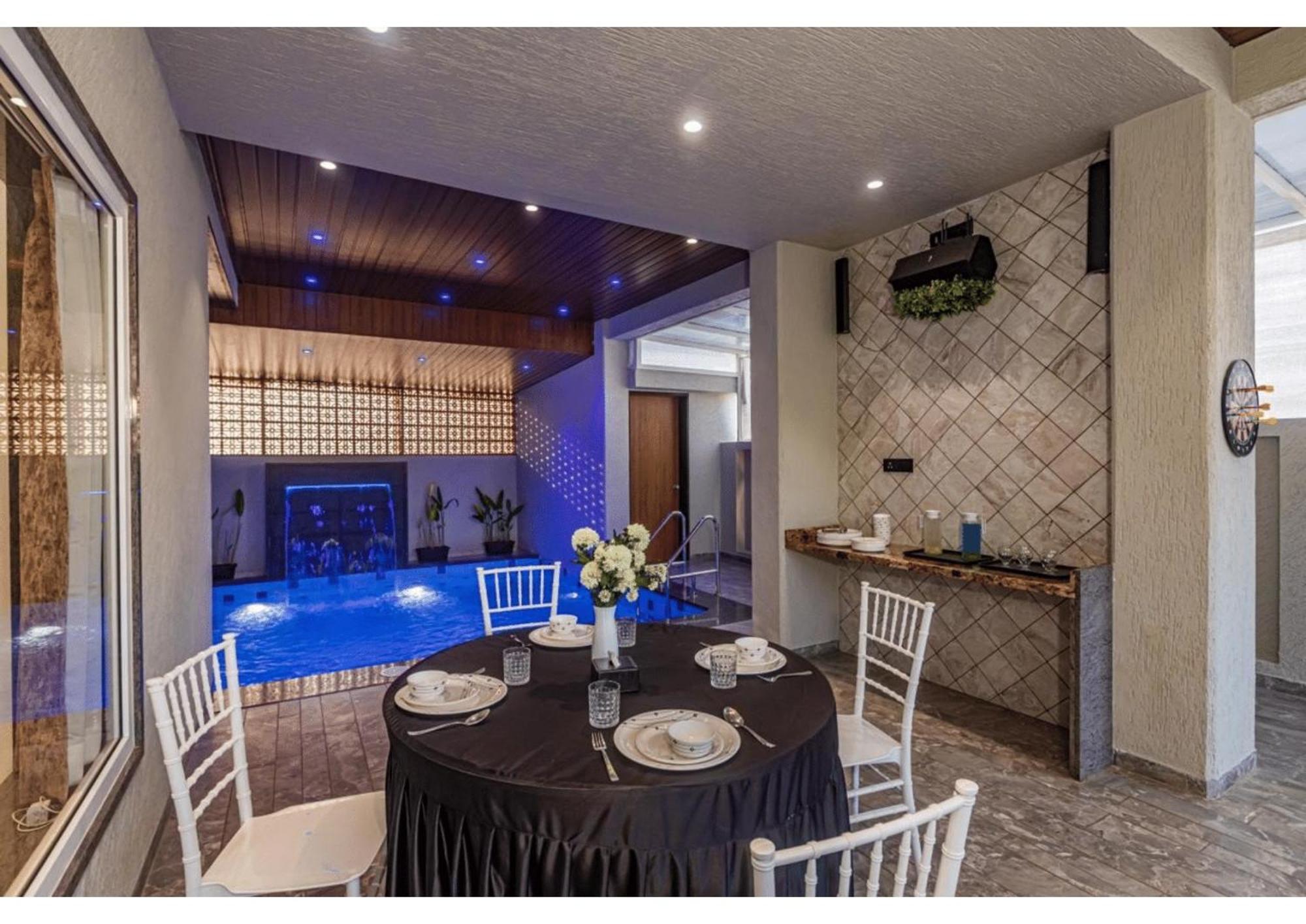 Mountain Glory 8Bhk By Tensorstays, Pool & Theater Игатпури Экстерьер фото